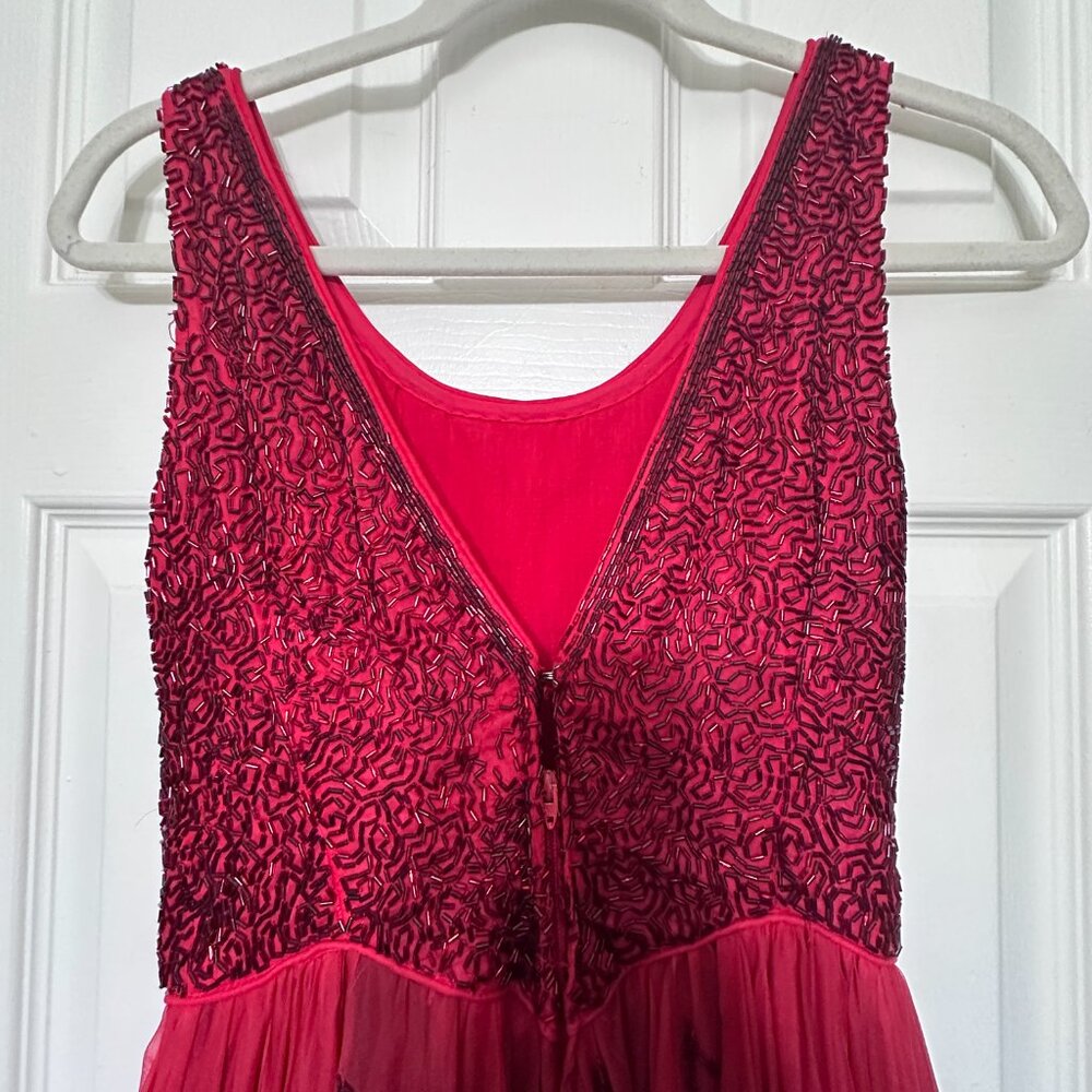 50’s Vintage Beaded Dress Size 0 - Picture 8 of 11